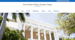 Desktop Screenshot of christiansciencechurchtampa.org