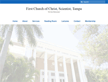 Tablet Screenshot of christiansciencechurchtampa.org